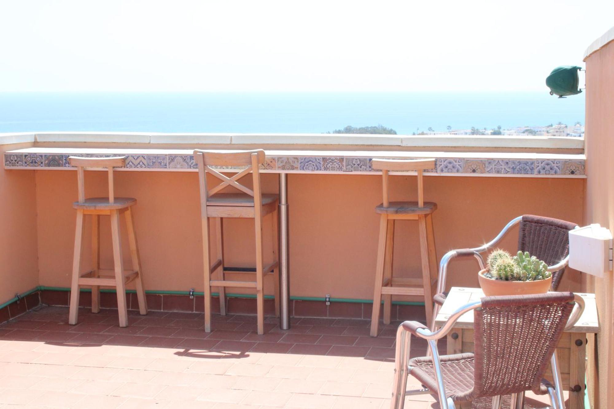 Bright & Airy Sea View Apartment Mojacar Bagian luar foto